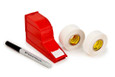 3M SWD 3M™ ScotchCode™ Wire Marker Write-On Dispenser with Tape and Pen SWD,0.75 in x 1.375 in