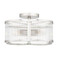 Quoizel Lighting ASR1715 Traditional Aster 3-Light Semi-Flush Mount
