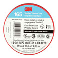 3M 7100169492 3M™ Temflex™ Vinyl Electrical Tape 165, Red, 3/4 in x 60 ft (19 mm x 18 m), 6 mil, 100 Rolls/Case