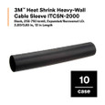 3M 7000132375 3M™ Heat Shrink Heavy-Wall Cable Sleeve ITCSN-2000, 250-750 kcmil, Expanded/Recovered I.D. 2.00/0.65 in, 12 in Length, 10/Case