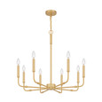Quoizel Lighting ABR5028 Transitional Abner 8-Light Chandelier