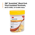 3M 7000133343 3M™ Scotchlok™ Block Fork Vinyl Insulated, 50/bottle, MV10-10FBX, suitable for use in a terminal block, 500/Case