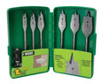 Greenlee 34AR-6 6-Piece Self-Feeding Spade Bit Set, 3/8" - 1"