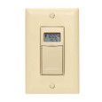 Intermatic EI600C 7-Day Heavy-Duty Programmable Timer, 120-277 VAC, 20A, Ivory