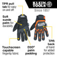 Klein Tools 60601 Heavy Duty Gloves, X-Large