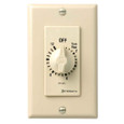 Intermatic FD12HC Spring Wound Countdown Timer, Decorator Style, 125-277 VAC, 50/60 Hz, SPST, 12 Hour Max, Without Hold, Ivory