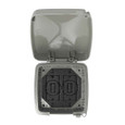 Intermatic WP5225C Extra-Duty Plastic In-Use Weatherproof Cover, Double-Gang, Vrt, 2.75" Clear Intermatic WP5225C Extra-Duty Plastic In-Use Weatherproof Cover, Double-Gang, Vrt, 2.75" Clear