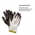 3M 7100097230 3M™ Comfort Grip Gloves, L2 Cut Resistant (ANSI 1), Size Large, 72 Pair/Case