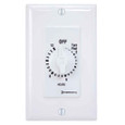 Intermatic FD12HWC Spring Wound Countdown Timer, Decorator Style, 125-277 VAC, 50/60 Hz, SPST, 12 Hour Max, Without Hold, White