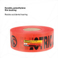 3M 7000031679 Scotch® Buried Barricade Tape 302, CAUTION BURIED ELECTRIC LINE, 3 in x 1000 ft, Red, 8 rolls/Case 3M 7000031679 Scotch® Buried Barricade Tape 302, CAUTION BURIED ELECTRIC LINE, 3 in x 1000 ft, Red, 8 rolls/Case