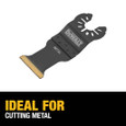 DEWALT DWA4209 1-1/4 In Titanium Oscillating Tool Blade For Metal Cutting (1 Pack)