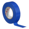 3M 7100169429 3M™ Temflex™ Vinyl Electrical Tape 165, Blue, 3/4 in x 60 ft (19 mm x 18 m), 6 mil, 100 Rolls/Case