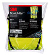 3M 94617-80030-PS 3M™ Reflective Construction Safety Vest with 5 Point Tear Away, Class 2 , Hi-Viz Yellow, 94617-80030-PS, 5/cs