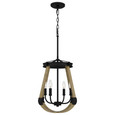 Quoizel Lighting DMA2816 Farmhouse Damien 4-Light Pendant