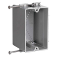 Pass & Seymour S118R Switch and Outlet Box, Thermoplastic