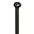 Panduit BT4LH-L0 Dome-Top® BT4LH-L0 Barb Tie, Black, UV PA6.6, 14.9"L, 120lb, PK50