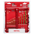 Milwaukee Tool 48-89-1105 20PC THUNDERBOLT® Titanium Drill Bit Set