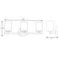 Progress Lighting P2159-31 Replay Collection Three-Light Bath & Vanity