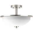 Progress Lighting P3424-09 Replay Collection Two-light 14-3/4" Semi-Flush