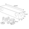 Progress Lighting P700020-031 Hide-a-Lite LED Tape 24V Power Supply 25W dimmable driver for LED Tape
