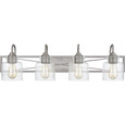 Quoizel Lighting BART8632 Transitional Bartley 4-Light Bathroom Vanity Light
