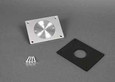Wiremold 830CKTCAL-3/4 Omnibox® Rectangular Aluminum Duplex Cover Plate