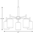 Progress Lighting P4319-09 Replay Collection Five-light chandelier