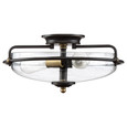 Quoizel Lighting GFC1617 Transitional Griffin 3-Light Flush Mount