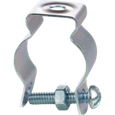 Minerallac Conduit Hanger with Bolt and Nut - 1-1/2" EMT or 1-1/4" Rigid/IMC, Zinc Plated Steel