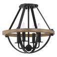 Quoizel Lighting BRL1716 Transitional 4-Light Bartlett Semi-Flush Mount