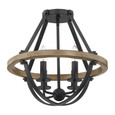 Quoizel Lighting BRL1716 Transitional 4-Light Bartlett Semi-Flush Mount
