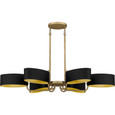 Quoizel Lighting MAD641 Modern Madden 6-Light Linear Chandelier