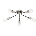 Quoizel Lighting LTT1628 Contemporary Latitude 5-Light Flush Mount