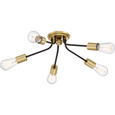 Quoizel Lighting LTT1628 Contemporary Latitude 5-Light Flush Mount