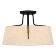 Quoizel Lighting LOA1716 Transitional Leona 3-Light Semi-Flush Mount