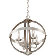 Quoizel Lighting FSN5204 Transitional Fusion 4-Light Chandelier