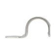 Bridgeport Fittings 920-S One Hole EMT Pipe Strap 1/2", Zinc Plated Steel