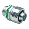 Bridgeport Fittings 430-SLT Liquid Tight Straight Connector 1/2", Zinc Electroplated Steel Bridgeport Fittings 430-SLT Liquid Tight Straight Connector 1/2", Zinc Electroplated Steel
