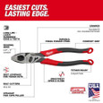 Milwaukee Tool MT550C 9" Lineman's Comfort Grip Pliers w/ Crimper and Bolt Cutter (USA)