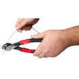 Milwaukee Tool MT558A 8" Angled Head Diagonal Comfort Grip Cutting Pliers (USA)