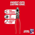 Milwaukee Tool MT500C 9" Lineman's Dipped Grip Pliers w/ Crimper & Bolt Cutter (USA)