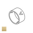 Schlage 36-031 Trim Collar for CL Series, 1-3/16" Diameter x 5/8" Depth