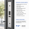 Adams Rite 24-0015-020 3300 Series Fire-Rated Mortise Device Flat Faceplate