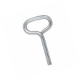 Corbin Russwin 123F53-8 Exit Device Hex Dogging Key, Metal, Size 3/16", for ED4000/ED5000 Devices