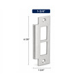 Corbin Russwin ML2000 Strike for Latchbolt & Deadbolt, Curved Lip Strike,