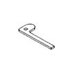 Corbin Russwin 398F43 UT5200 Emergency Key for UT5220