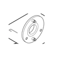 Corbin Russwin 437F41 ML2000 Trim Alignment (Adapter) Pack, 1-3/4" Door