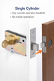 Sargent 4876 Series - Single Cylinder Mortise Deadbolt, Less Cylinder