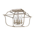Quoizel Lighting GLY1714 Transitional Gallery 4-Light Semi-Flush Mount