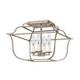 Quoizel Lighting GLY1714 Transitional Gallery 4-Light Semi-Flush Mount